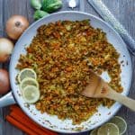 Shredded Lemon Brussels Sprouts Saute