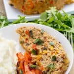 Slow Cooker Turkey Meatloaf (Veggie Loaded!)