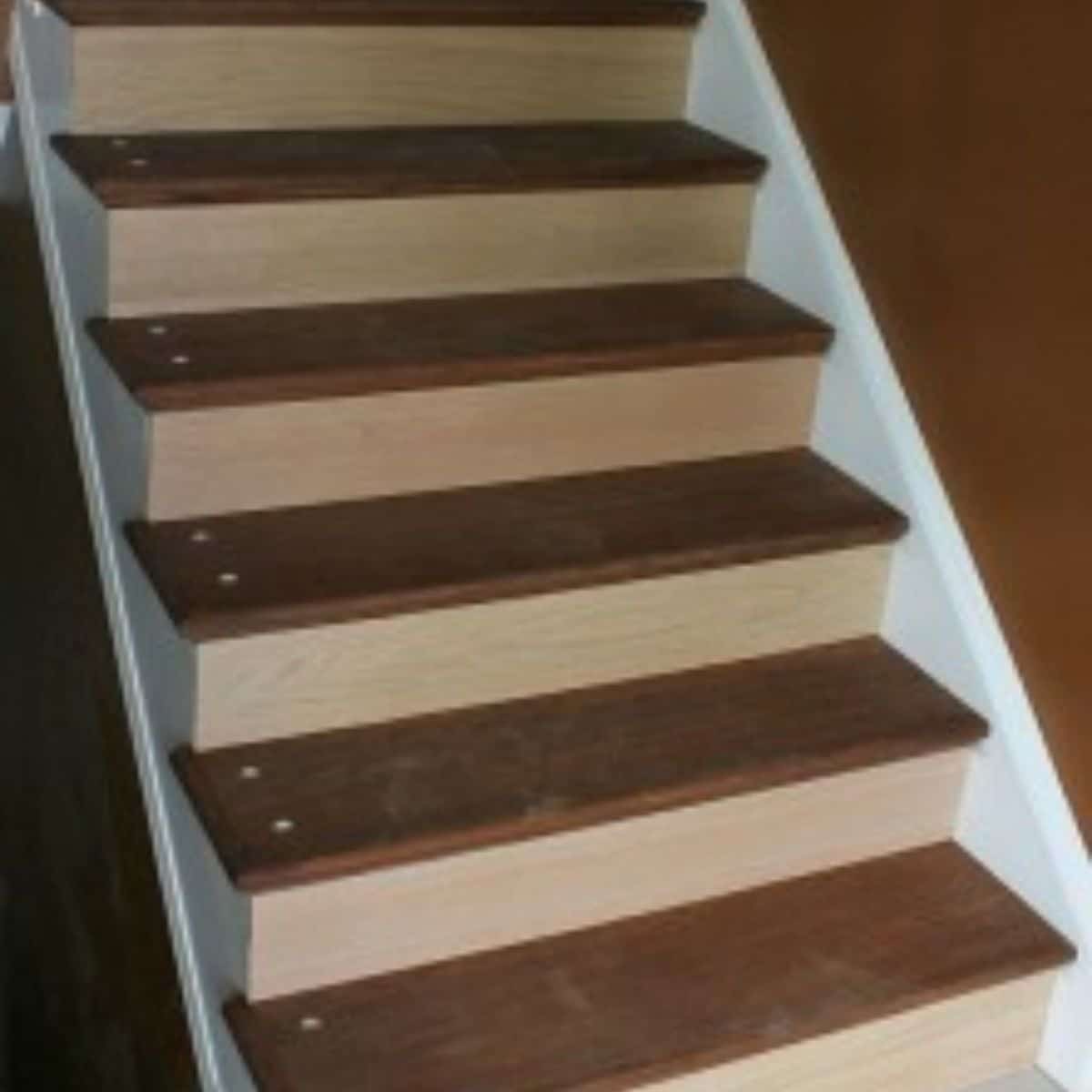 Wooden stairway