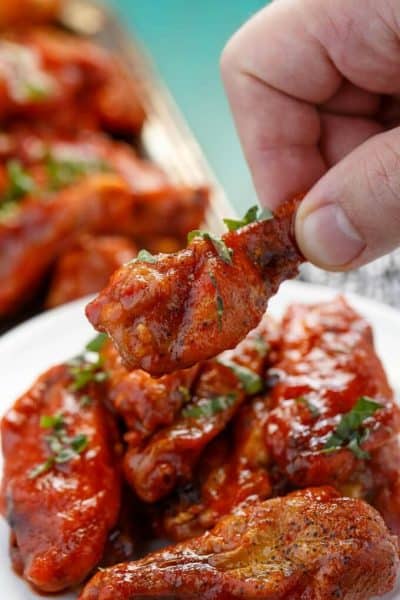 Baked Sriracha Chicken Wings