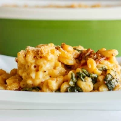 Macaroni and Cheese with Sun-dried Tomatoes and Spinach