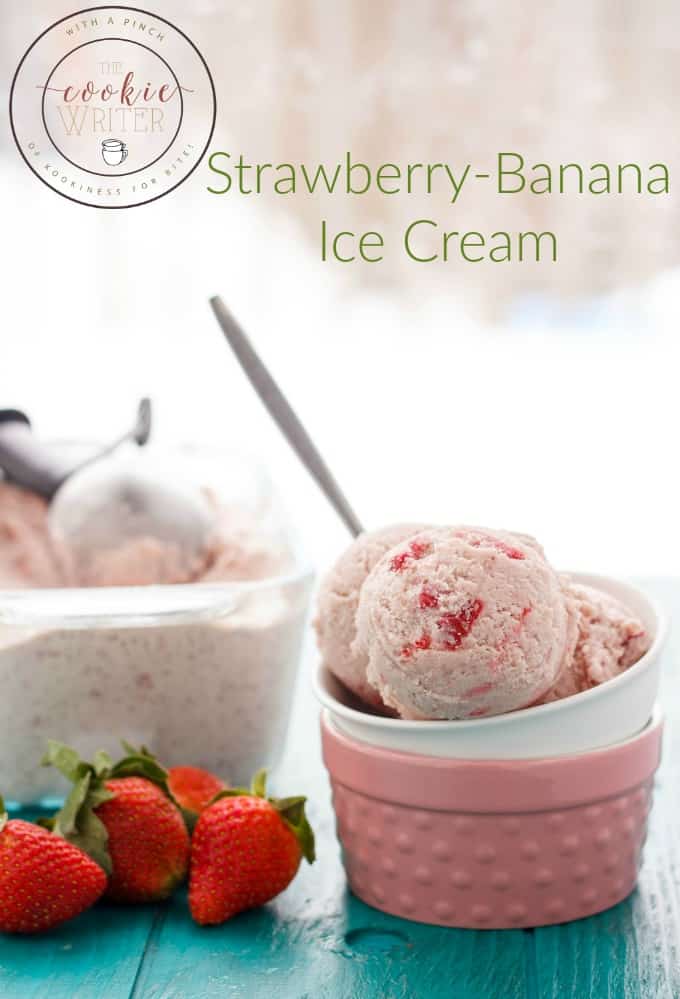 Strawberry Banana Ice Cream #icecream
