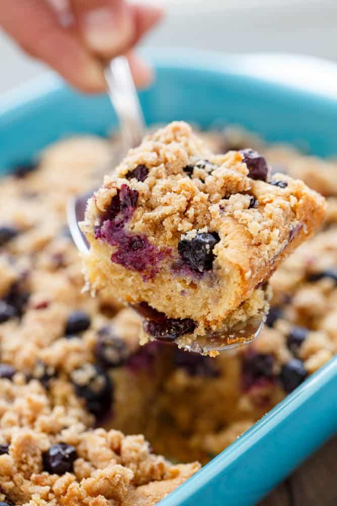 Blueberry Boy Bait Bundt Cake with Toasted Coconut