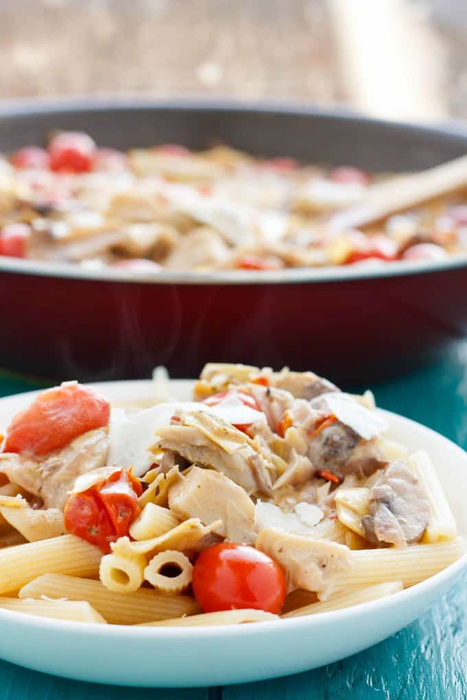 Artichoke Hearts and Caper Pasta Sauce The Cookie Writer