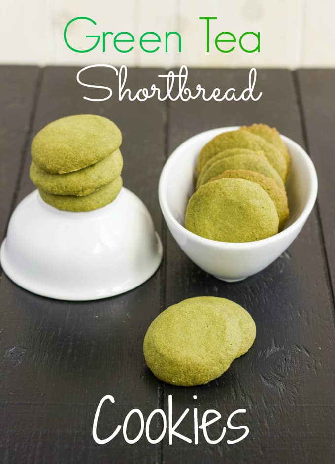 Matcha Green Tea Shortbread Cookies - The Cookie Writer