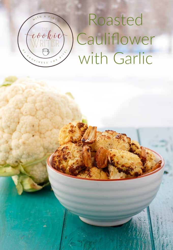 Roasted Cauliflower with Garlic #cauliflower