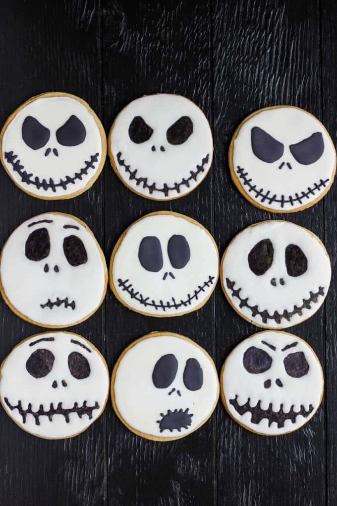 Jack Skellington Royal Icing Cookies - The Cookie Writer