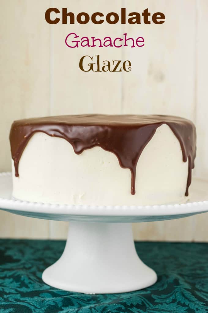 Chocolate Cake covered in Chocolate Ganache Glaze 3