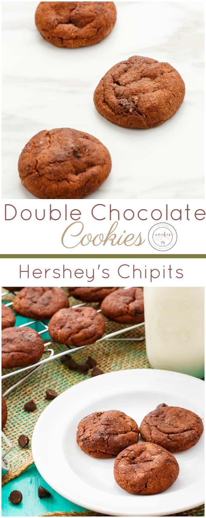 Double Chocolate Cookies with Hershey's Chipits