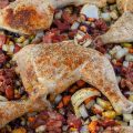 Baked Chicken Leg Quarters with Mixed Vegetables