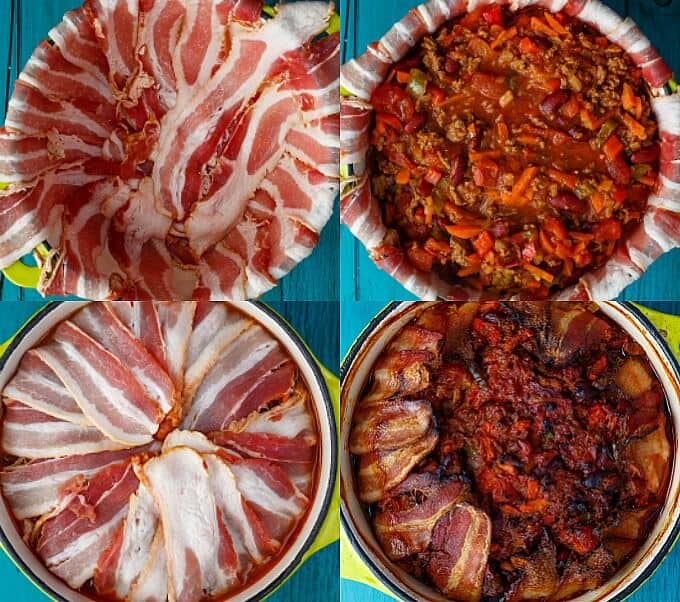 Process of making of bacon bowl