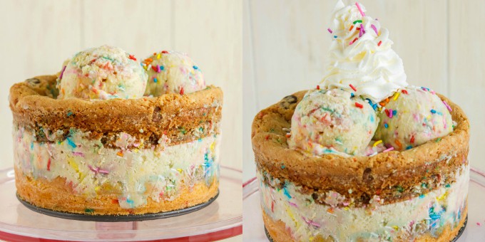 Homemade Birthday Cake Ice Cream Cake 3