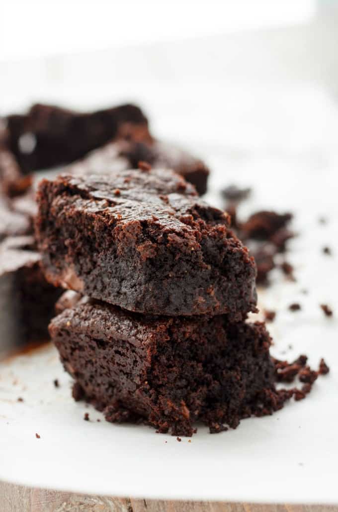 Vegan Chocolate Brownies #brownies