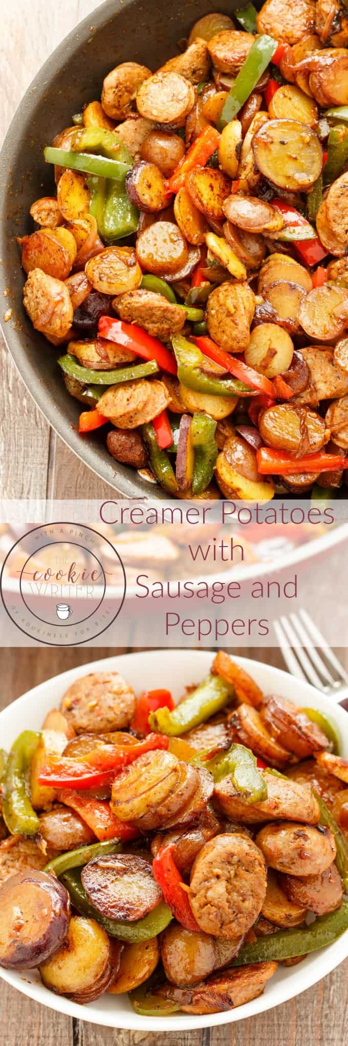 Breakfast Throw-Together: Creamer Potatoes with Sausage and Peppers ...