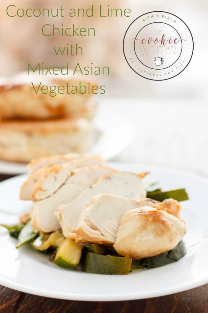 Coconut and Lime Chicken with Mixed Asian Vegetables - The Cookie Writer
