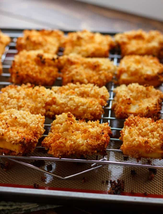 Quinoa Crusted Tofu Nuggets (Tofu 