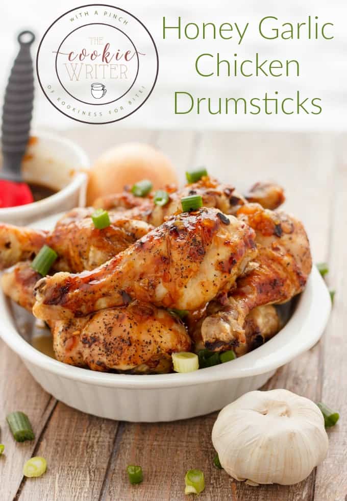 Honey Garlic Chicken Drumsticks Recipe - The Cookie Writer