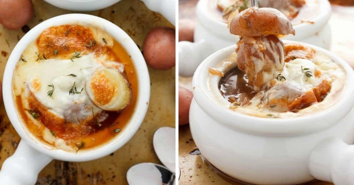 French Onion Soup with Potatoes The Cookie Writer