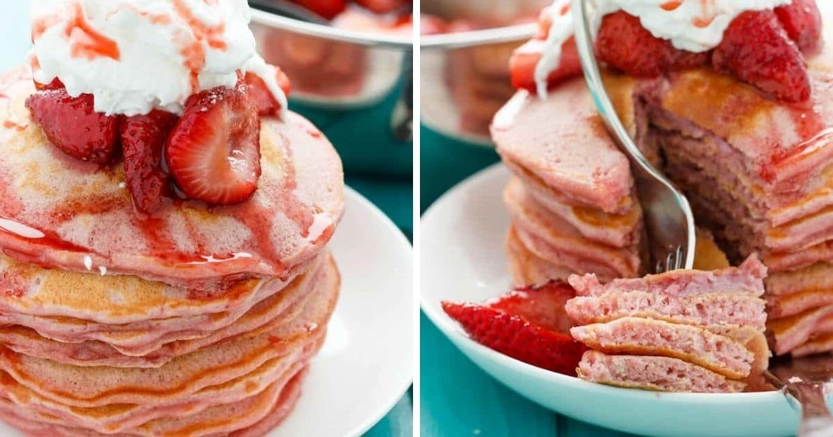 Strawberries and Cream Pancakes The Cookie Writer