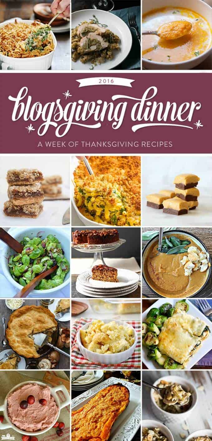 Poster of thanksgiving recipes