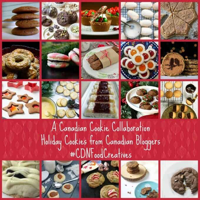 Holiday cookies recipe poster