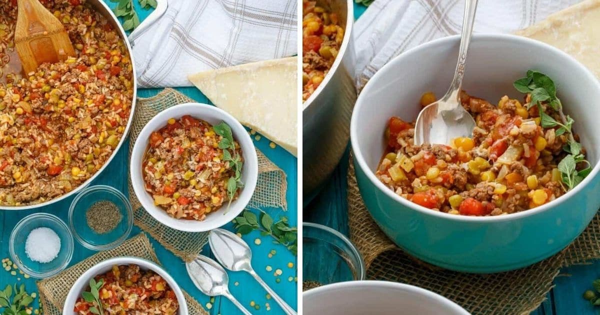 Split Pea Lentil Casserole The Cookie Writer