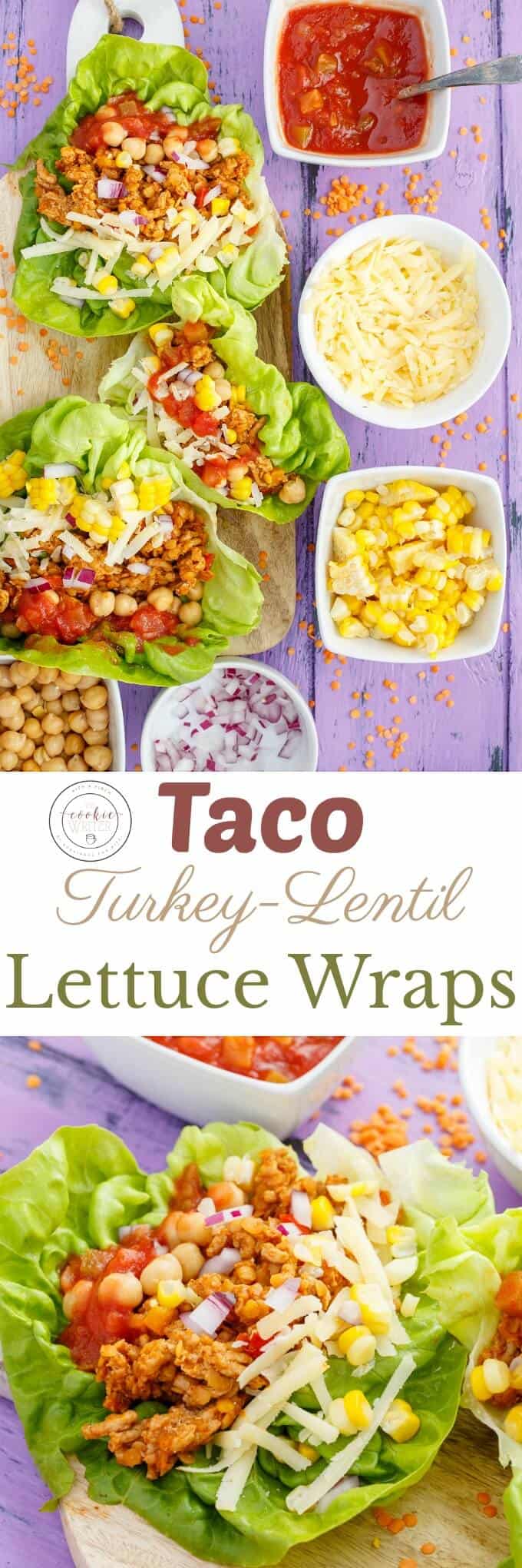 Taco Turkey-Lentil Lettuce Wraps