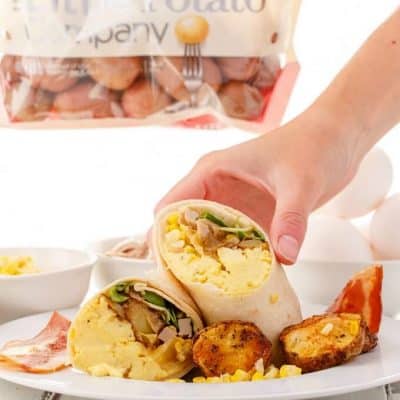 Holiday Leftovers Breakfast Wrap