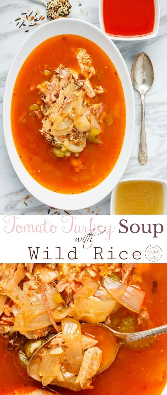 Tomato Turkey Soup with Wild Rice