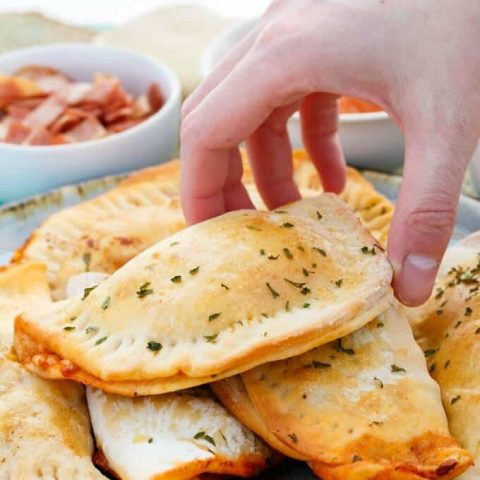Homemade Pizza Pockets (Small & Freezable)