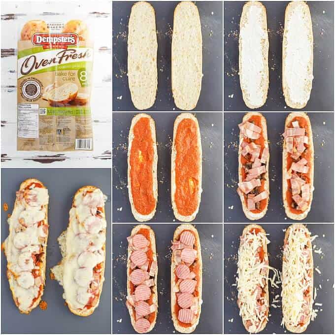 Turkey Pizza Bread  process of making