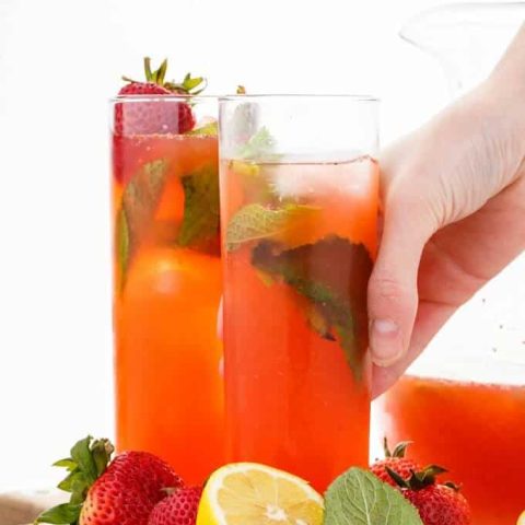 Homemade Strawberry Lemonade