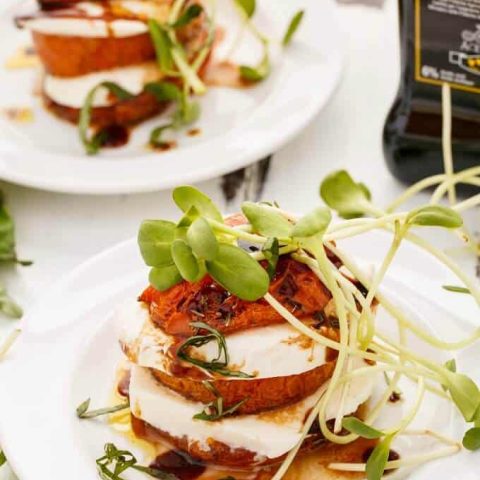 Tomato-Mozzarella Stacks (Caprese Stacks!)