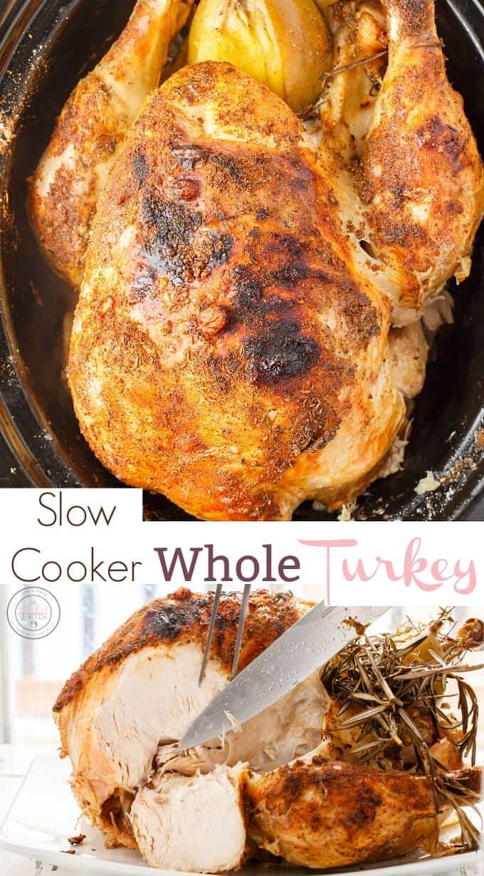 Slow Cooker Whole Turkey - The Cookie Writer