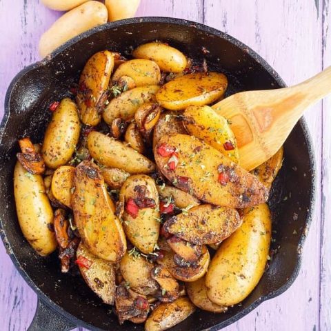 Breakfast Home Fries (using Fingerling Potatoes!)