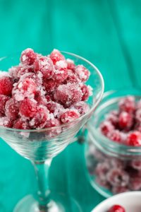 Candied Cranberries with Amaretto Liqueur