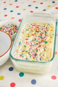 Homemade Birthday Cake Ice Cream