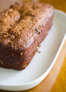 Chocolate Chip Banana Bread with Coconut and Nuts