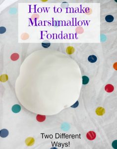 Tutorial: How to make Marshmallow Fondant (Two Ways!)
