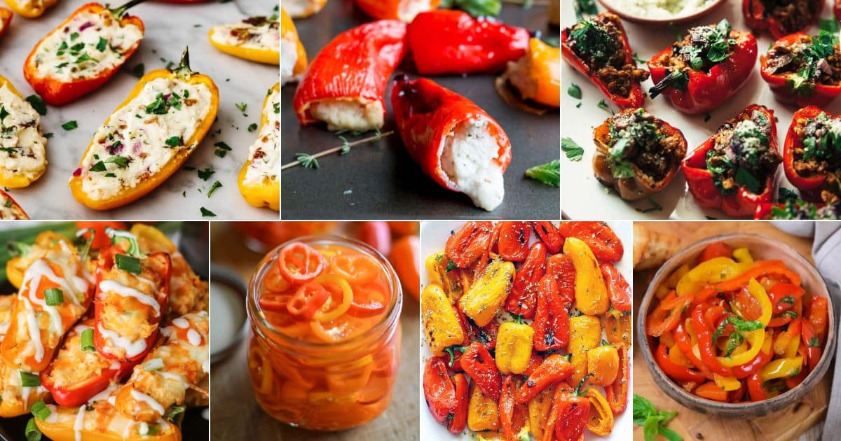 29 Sweet Pepper Recipes You'll Simply Love (Easy & Quick) facebook image.