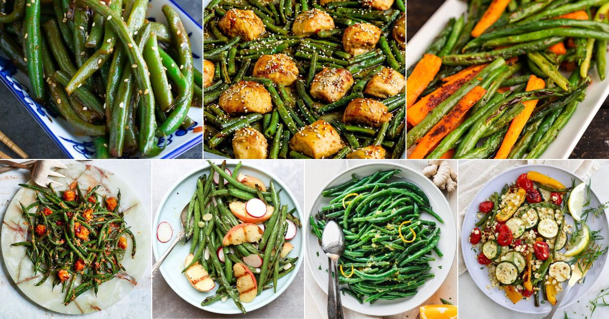 37 Healthy Green Bean Recipes That Are Insanely Delicious facebook image.